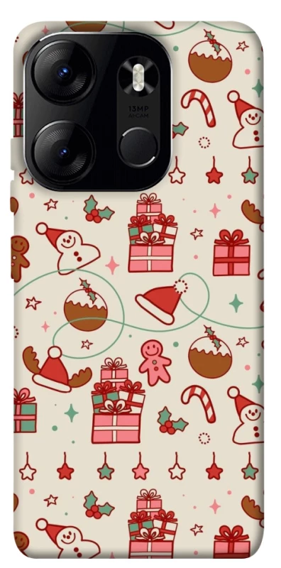 Чохол на Tecno Spark Go 2023 Новорічний v14 фото 1 з 1