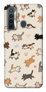 Чехол на TECNO Camon 17 Cat style ver.2 фото 1 из 1