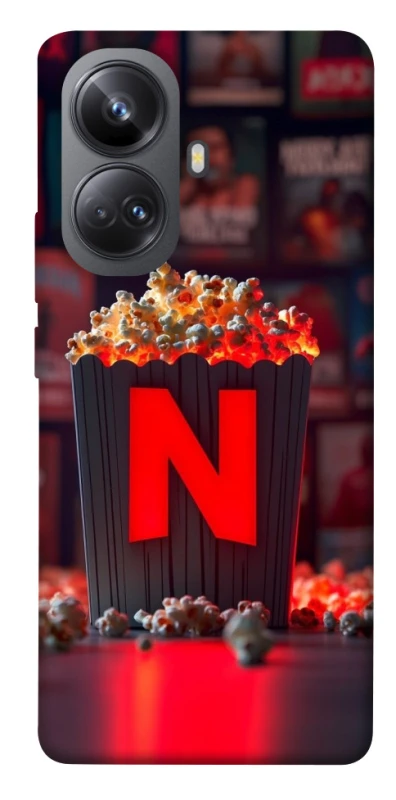 Чехол на Realme 10 Pro+ Netflix and popcorn фото 1 из 1