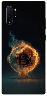 Чохол на Samsung Galaxy Note 10 Plus Fire Bitcoin фото 1 з 1