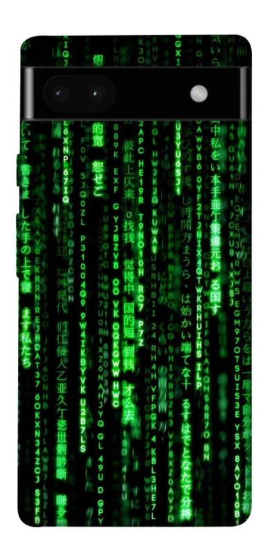 Чехол на Google Pixel 6a Matrix Code фото 1 Чехол на Google Pixel 6a Matrix Code фото 1 из 1