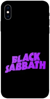 Чехол на Apple iPhone X (5.8") Black Sabbath logo ver.1 фото 1 из 1