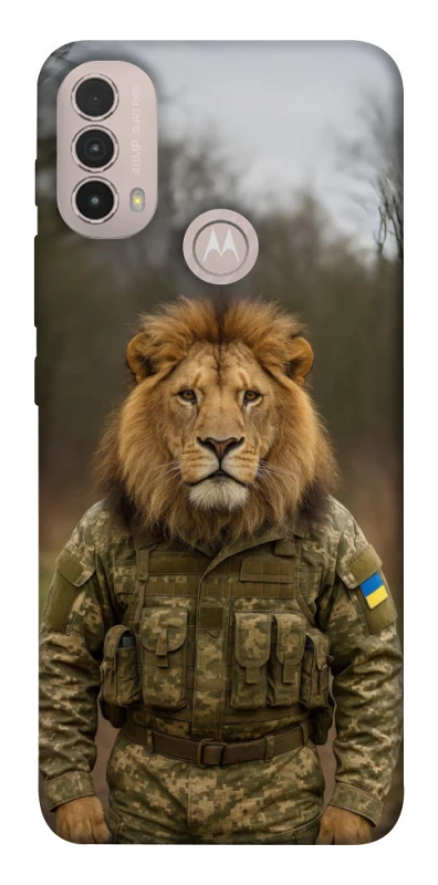 Чохол на Motorola Moto E40 Лев захисник фото 1 з 1