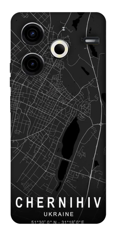 Чохол на TECNO Pova 6 Neo (LI6) Chernihiv map фото 1 з 1