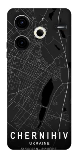 Чохол на TECNO Pova 6 Neo (LI6) Chernihiv map фото 1 з 1