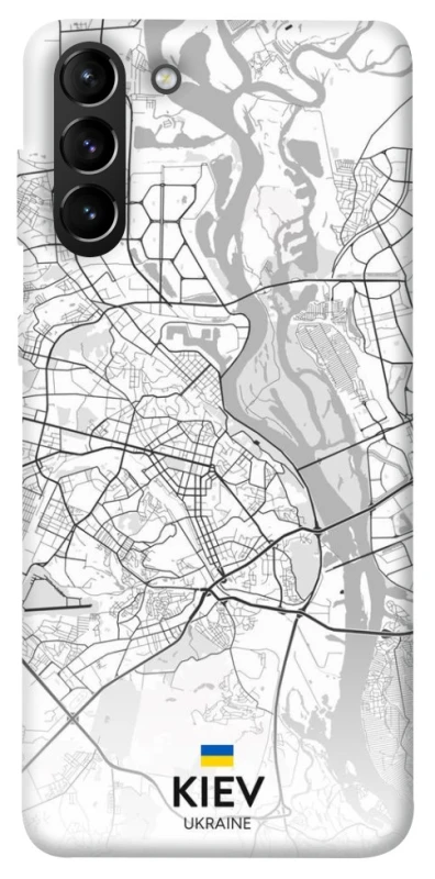 Чохол на Samsung Galaxy S21+ Kiev white map фото 1 з 1