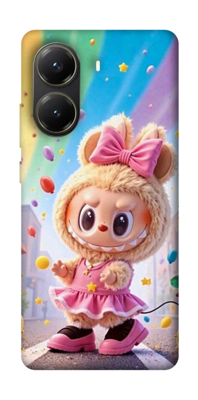 Чохол на Xiaomi Poco X6 Pro Labubu rainbow фото 1 з 1