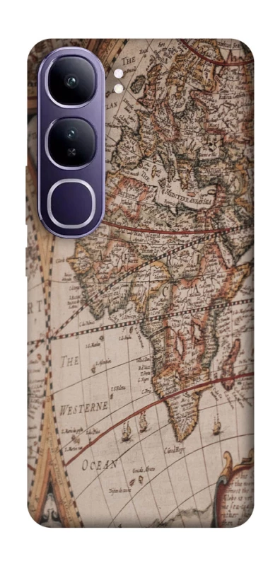 Чехол на Vivo Y300 Карта путешествий фото 1 из 1