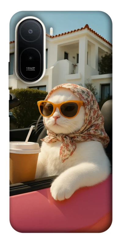 Чехол на Xiaomi Redmi A7 Pro 4G Stylish Cat Cruise фото 1 из 2