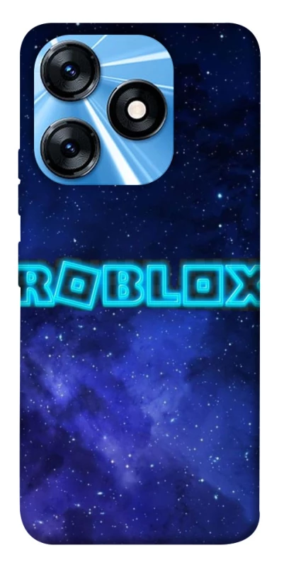 Чехол на TECNO Spark 10 Roblox Space Logo Blue фото 1 из 1