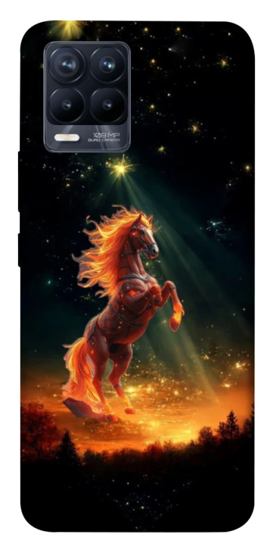 Чохол на Realme 8 Red Fire Horse ver.2 фото 1 з 1