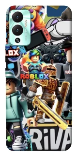 Чехол на Infinix Hot 12 Play Roblox collage ver.1 фото 1 из 1