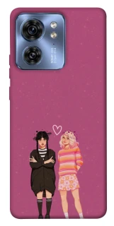 Чехол на Motorola Edge 40 Raven & Rainbow Wednesday фото 1 из 1