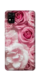 Чехол на ZTE Blade A31 Розовые цветы фото 1 из 1