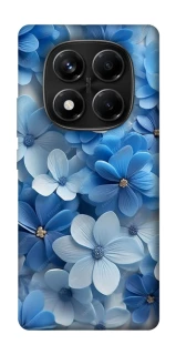 Чехол на Xiaomi Redmi Note 14 Pro 4G Синие цветы фото 1 из 1