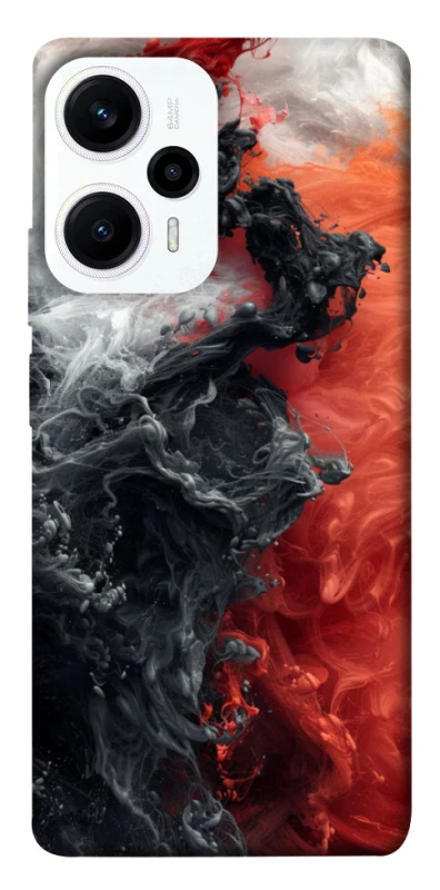 Чохол на Xiaomi Poco F5 / Note 12 Turbo Black and Red фото 1 з 1