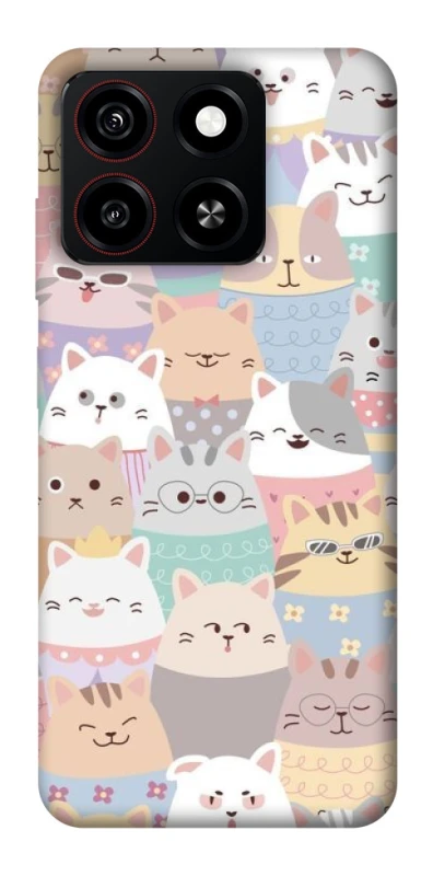 Чехол на ZTE Blade A35 4G Funny Kittens ver.2 фото 1 из 1