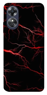 Чехол на Oppo A17 Красная молния фото 1 из 1