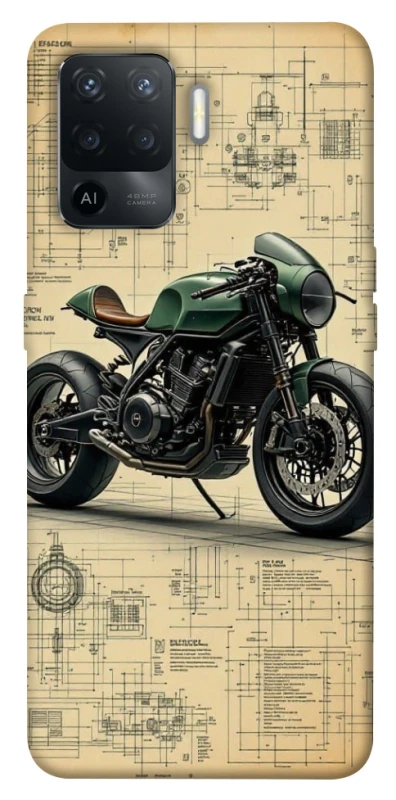 Чехол на Oppo Reno 5 Lite Bike model фото 1 из 1