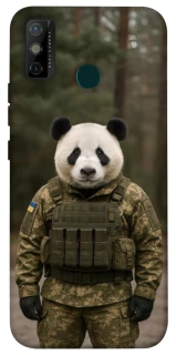 Чехол на TECNO Spark 6 Go Панда защитник фото 1 из 1