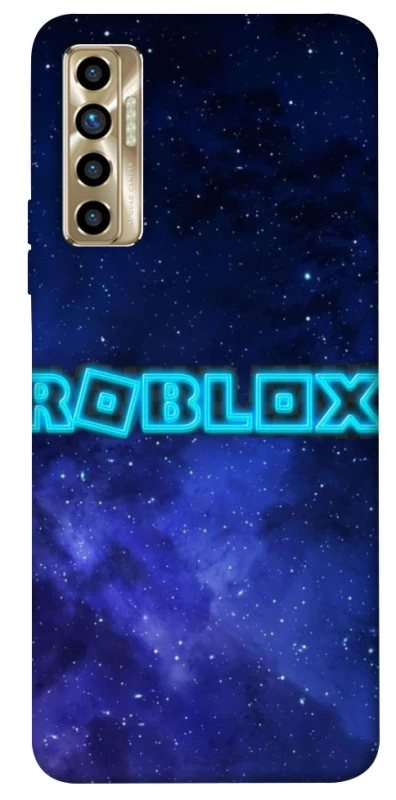 Чехол на TECNO Camon 17P Roblox Space Logo Blue фото 1 из 1