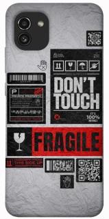 Чохол на Samsung Galaxy A03 Don't touch фото 1 з 1