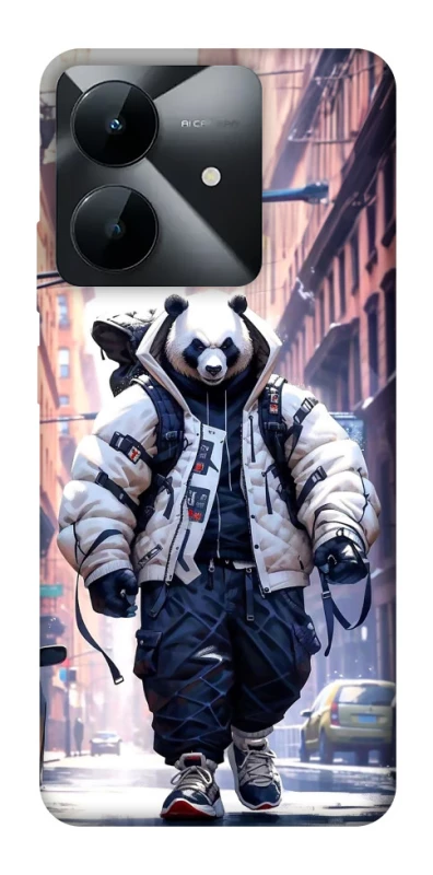 Чохол на Realme Note 60x Панда кур'єр фото 1 з 1