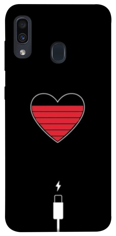 Чехол на Samsung Galaxy A20 / A30 Charge your heart фото 1 из 1