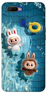 Чохол на Oppo A5s Labubu in the pool фото 1 з 1
