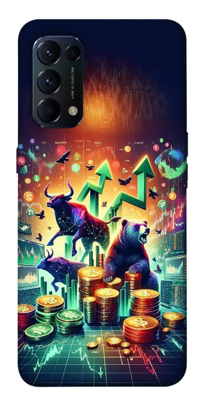 Чехол на Oppo Reno 5 4G Crypto market фото 1 из 1