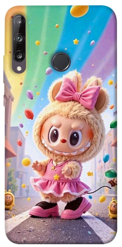 Чехол на Huawei P40 Lite E Labubu rainbow фото 1 из 1
