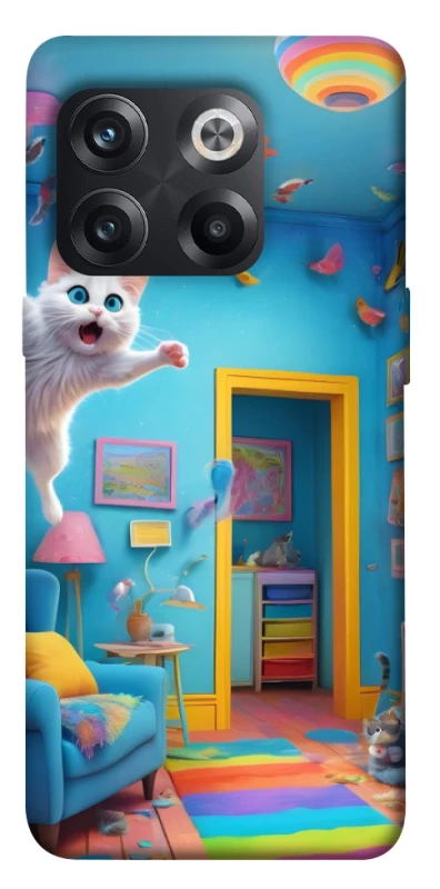 Чохол на OnePlus 10T crazy cat фото 1 з 1