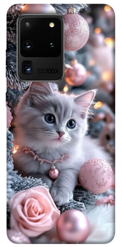 Чохол на Samsung Galaxy S20 Ultra Christmas Kitty фото 1 з 1