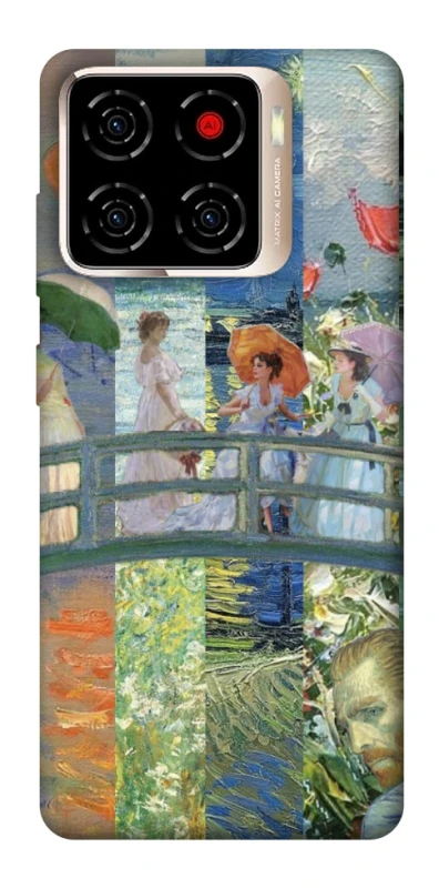 Чехол на ZTE Blade A56 Art collage ver.6 фото 1 из 1