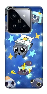 Чохол на Xiaomi 14 Pro Pebble kitten stars фото 1 з 1