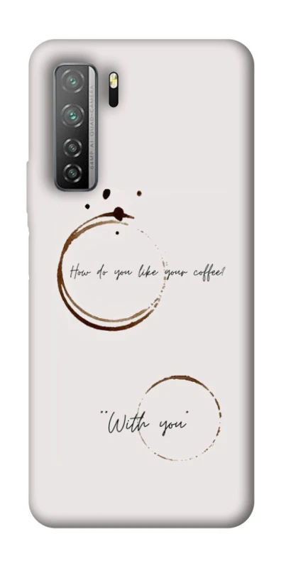 Чохол на Huawei Nova 7 SE Coffee with you фото 1 з 1