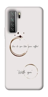 Чохол на Huawei Nova 7 SE Coffee with you фото 1 з 1