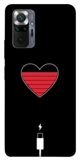 Чехол на Xiaomi Redmi Note 10 Pro Charge your heart фото 1 из 1