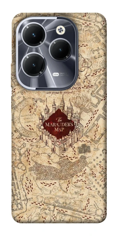 Чохол на Infinix Hot 40 Pro Harry Potter Marauder's Map фото 1 з 1