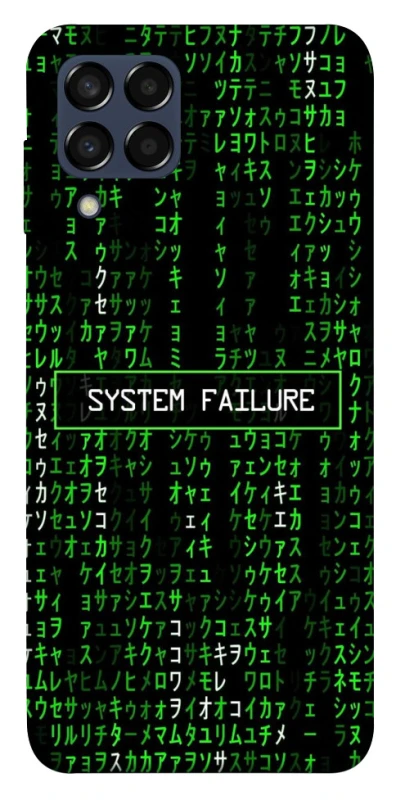 Чехол на Samsung Galaxy M33 5G Matrix system failure фото 1 из 1