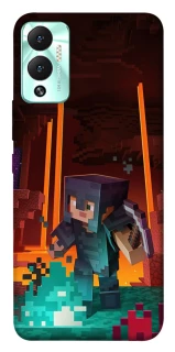 Чехол на Infinix Hot 12 Play Minecraft game adventure фото 1 из 1