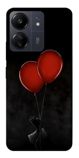 Чехол на Xiaomi Poco C65 Reds Balloons фото 1 из 1