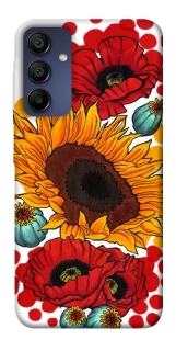 Чохол на Samsung Galaxy A15 4G/5G Соняшники та маки фото 1 з 1