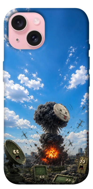 Чохол на Apple iPhone 15 (6.1") Moscow never sleeps ver.6 фото 1 з 1