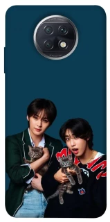 Чехол на Xiaomi Redmi Note 9 5G / Note 9T Lee Know and Han - Stray Kids фото 1 из 1