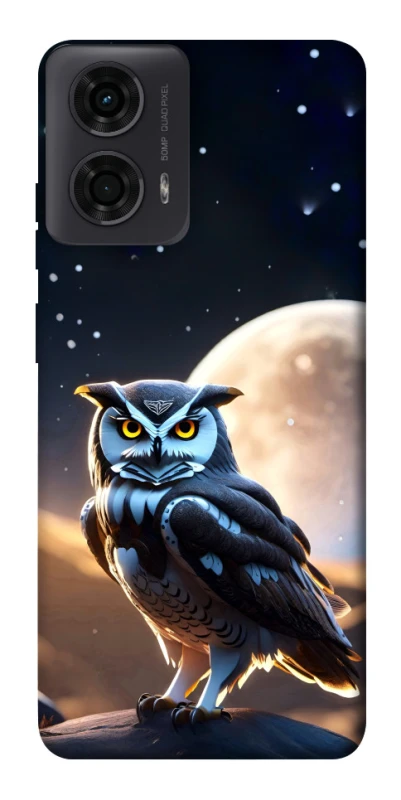 Чохол на Motorola Moto G04 Cyber ​​owl фото 1 з 1