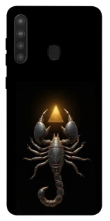 Чехол на Samsung Galaxy A21 Scorpio with Golden Triangle фото 1 из 1
