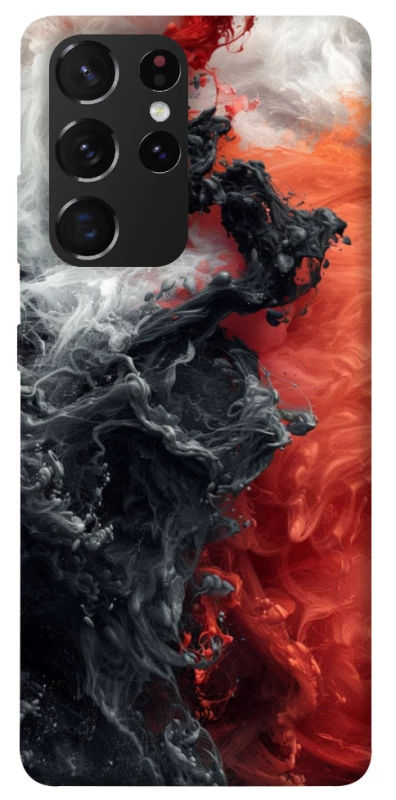 Чохол на Samsung Galaxy S21 Ultra Black and Red фото 1 з 1