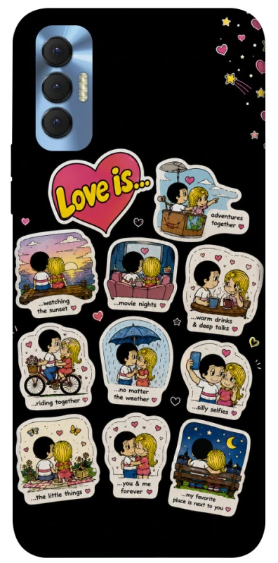 Чехол на TECNO Spark 8P Love is ver.4 фото 1 из 1