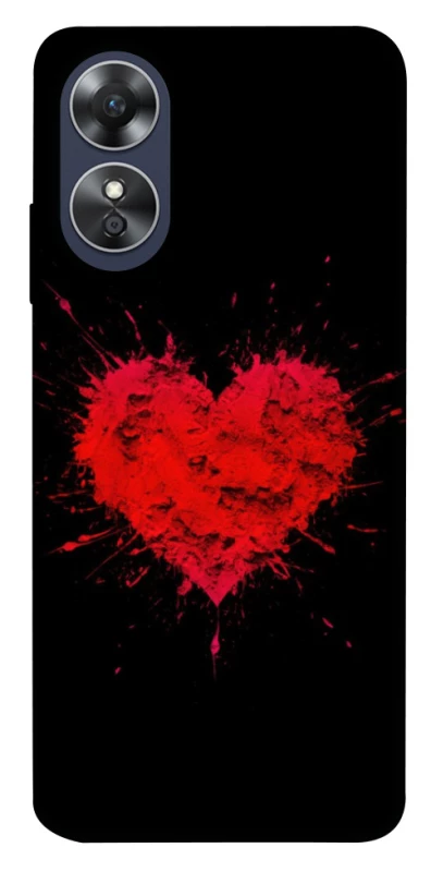 Чохол на Oppo A17 Splash heart фото 1 з 1
